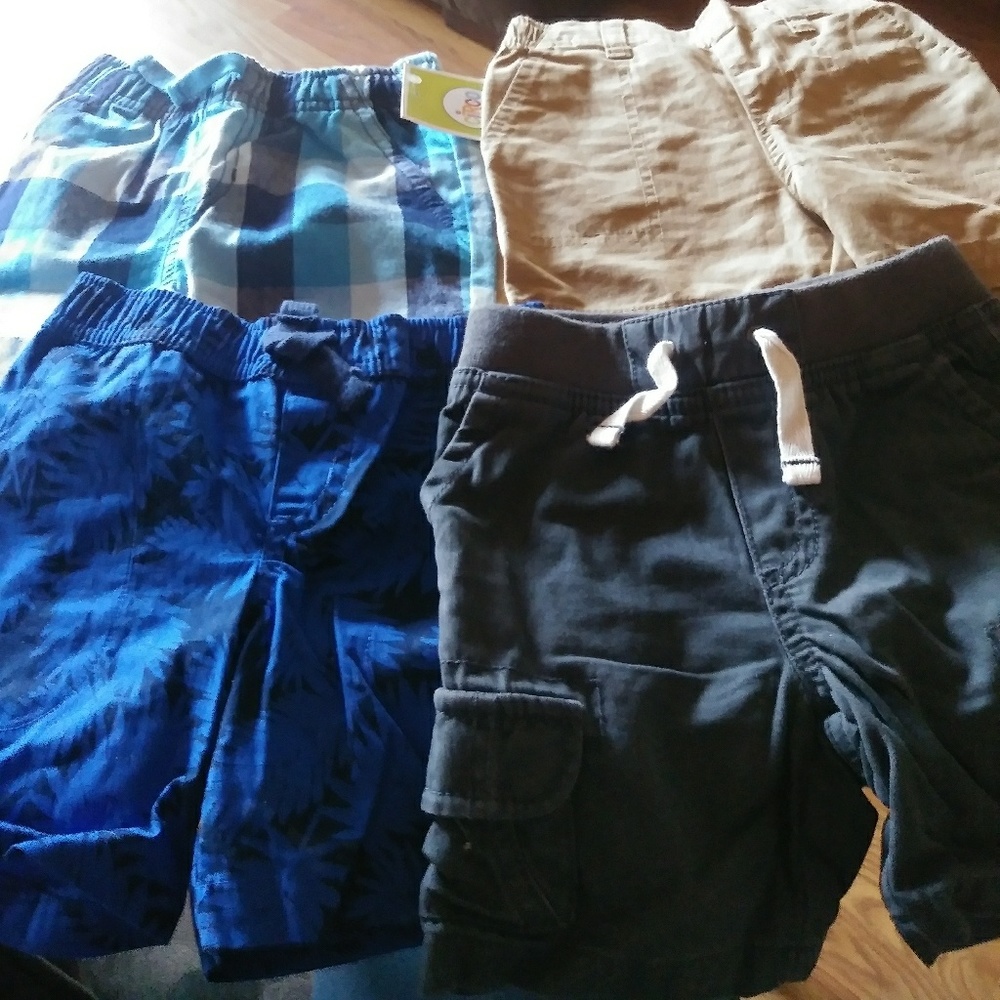 4 pair of Toddler boy shorts..